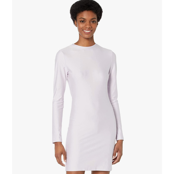 PUMA Women's Crystal Galaxy Open Back Lavender Fog Purple Dress Medium NWOT - Picture 4 of 5